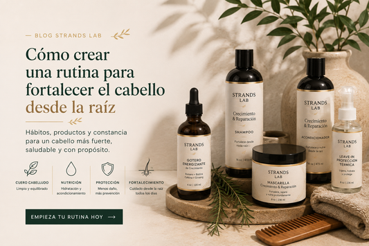 Cómo crear una rutina para fortalecer el cabello desde la raíz